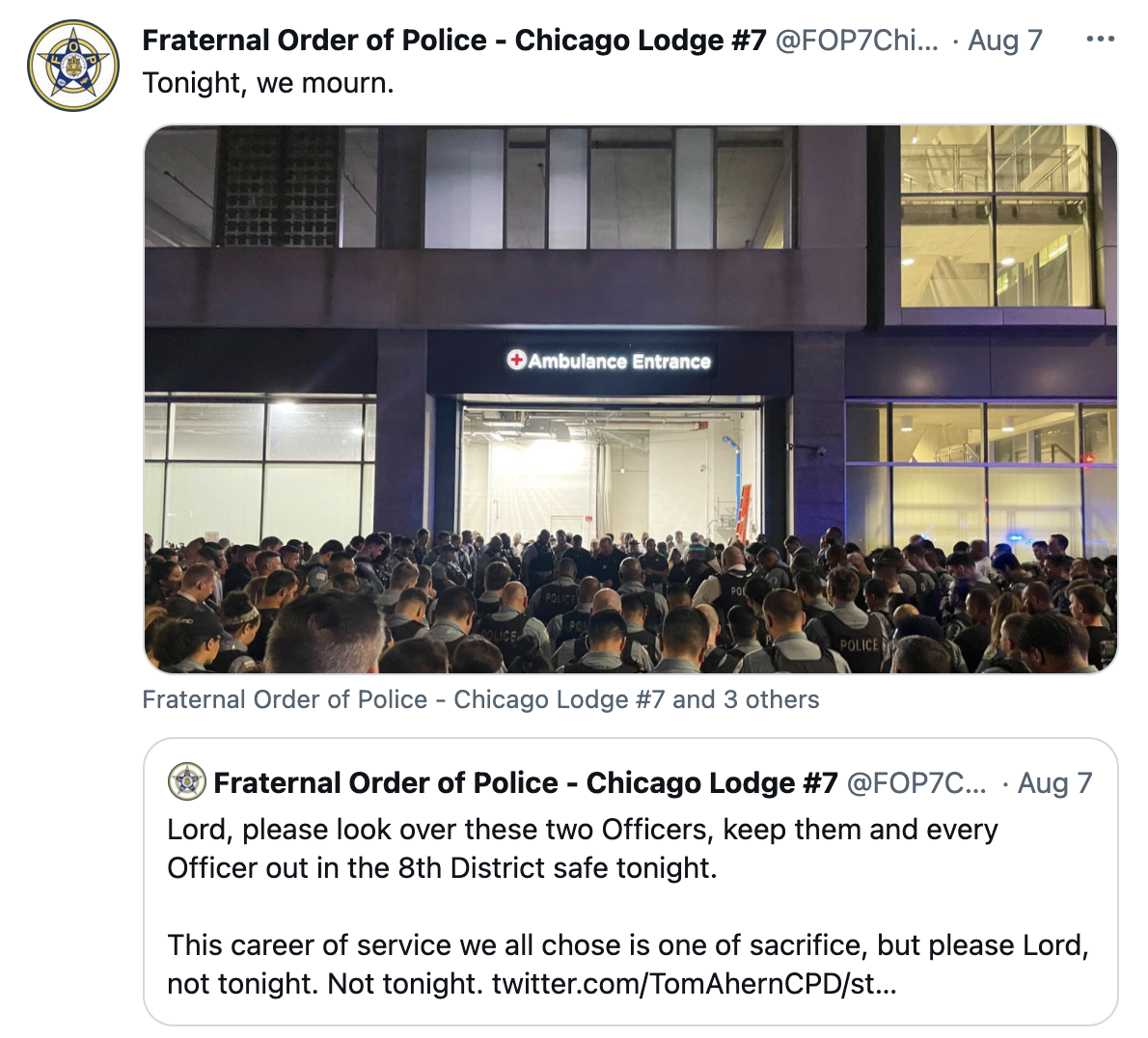Featured image for “Chicago Police families and the mayor’s big speech”